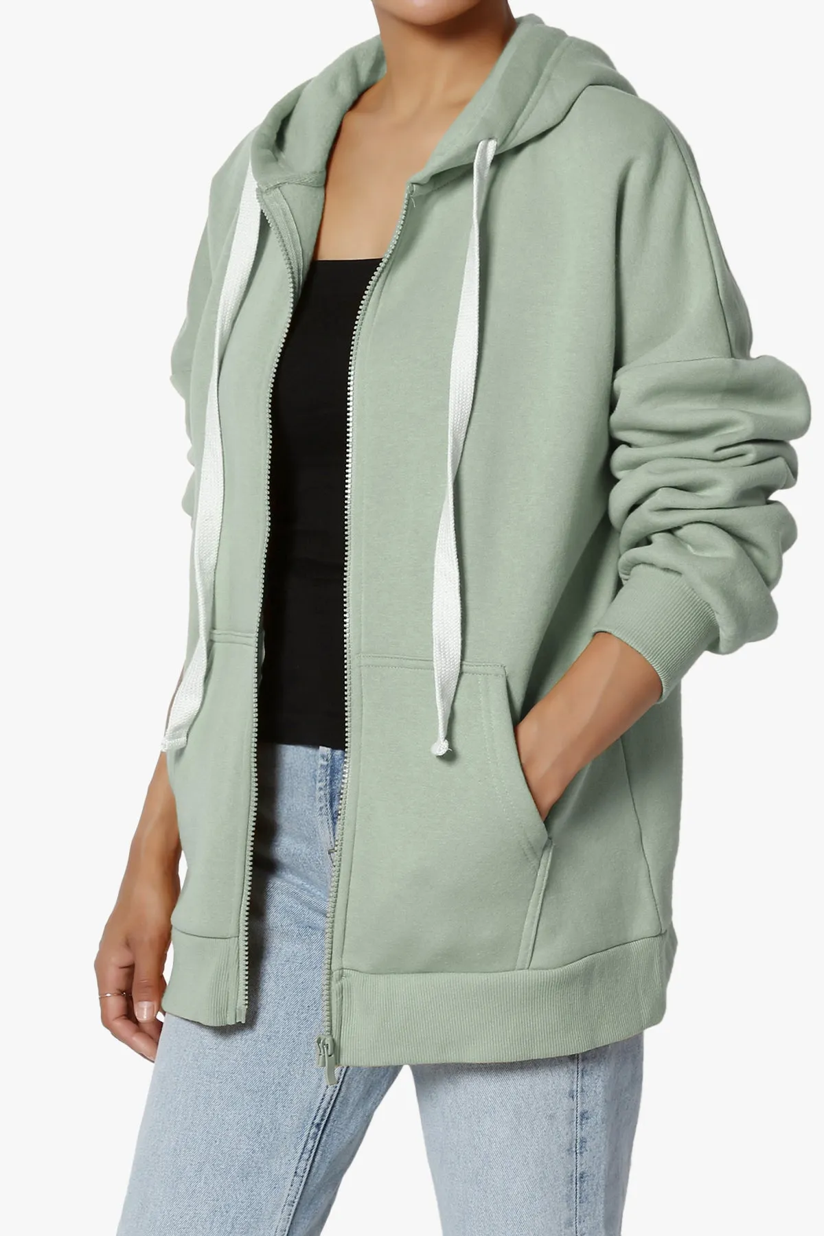 Accie Fleece Zip Hooded Jacket