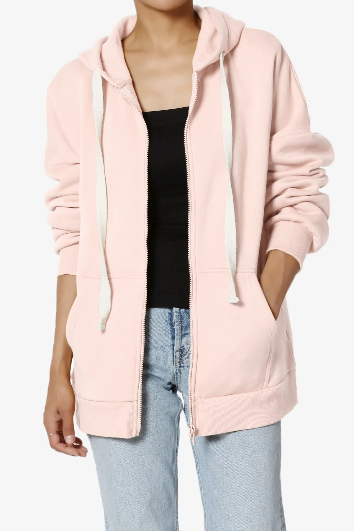 Accie Fleece Zip Hooded Jacket