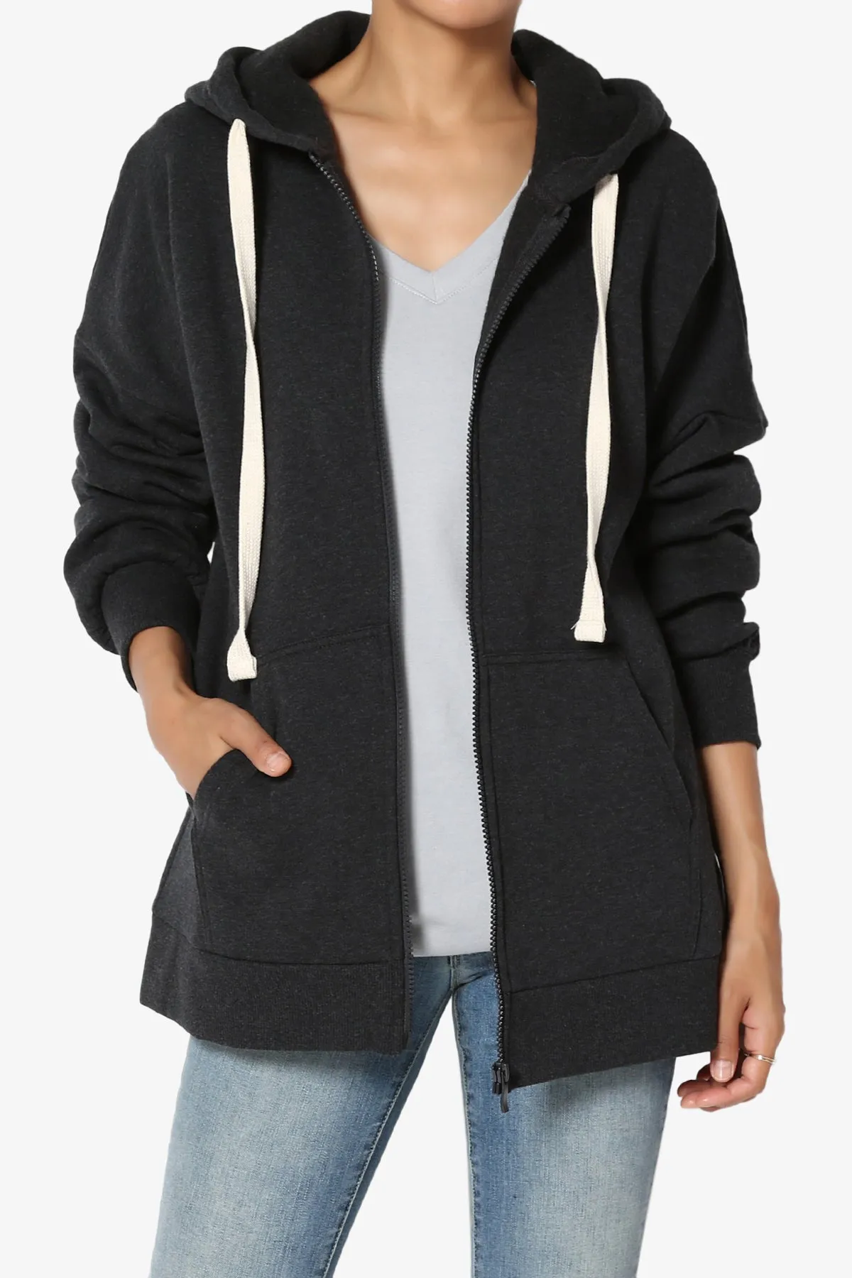 Accie Fleece Zip Hooded Jacket