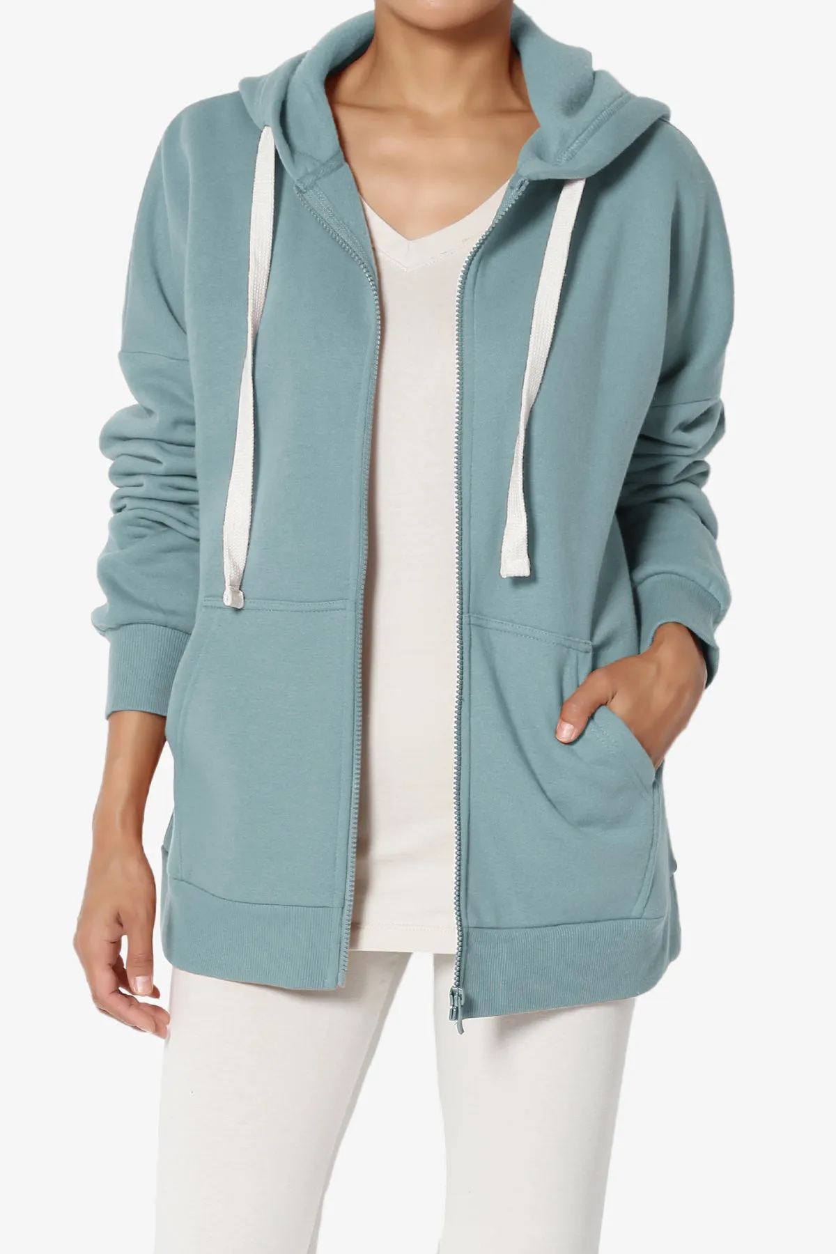 Accie Fleece Zip Hooded Jacket