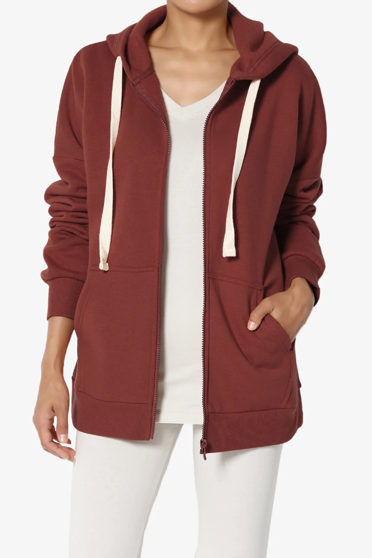 Accie Fleece Zip Hooded Jacket