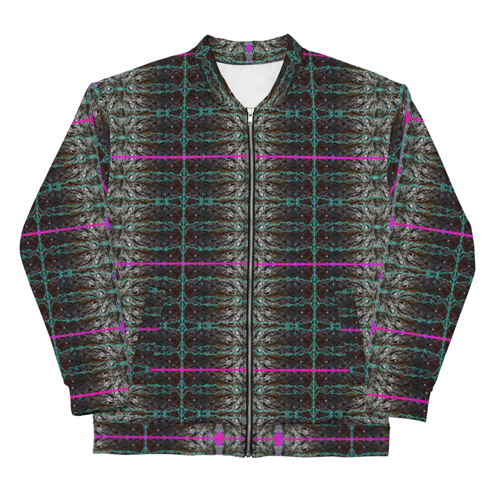 Bomber Jacket (Unisex)(Rind#8 Tree Link) RJSTH@Fabric#8  RJSTHW2021 RJS