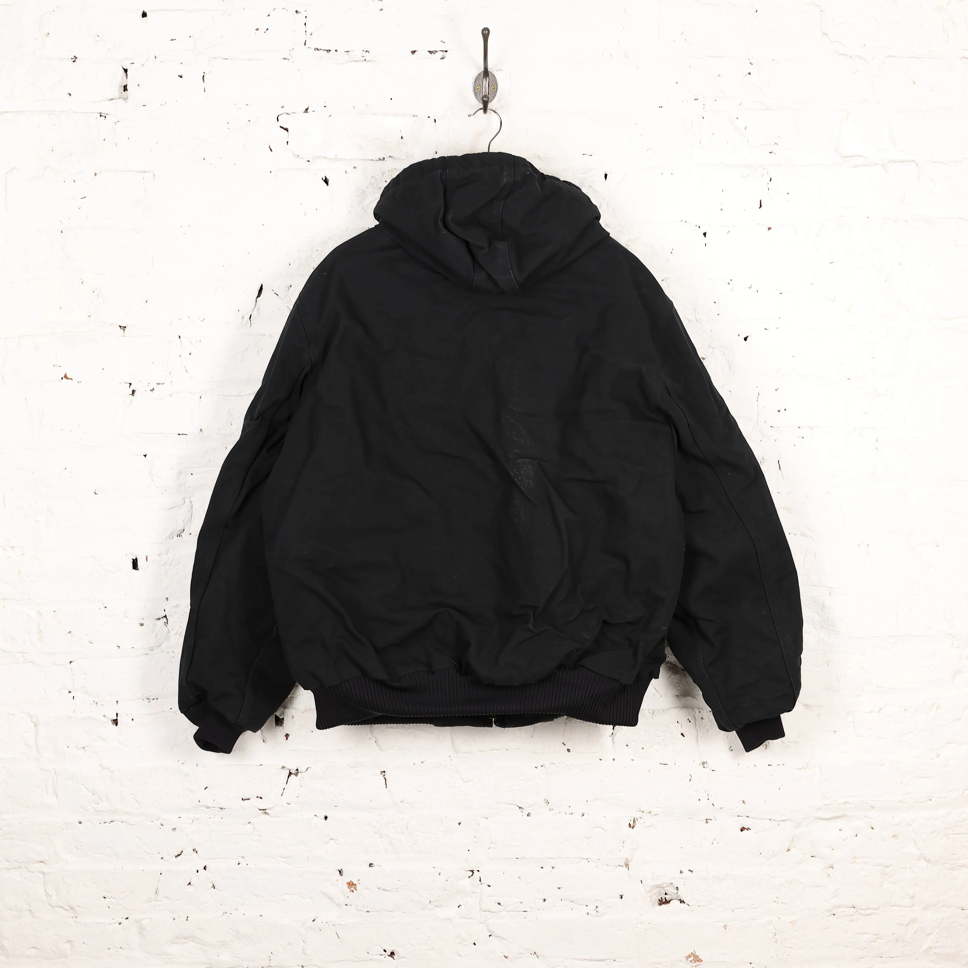 Carhartt Hooded Work Jacket - Black - L