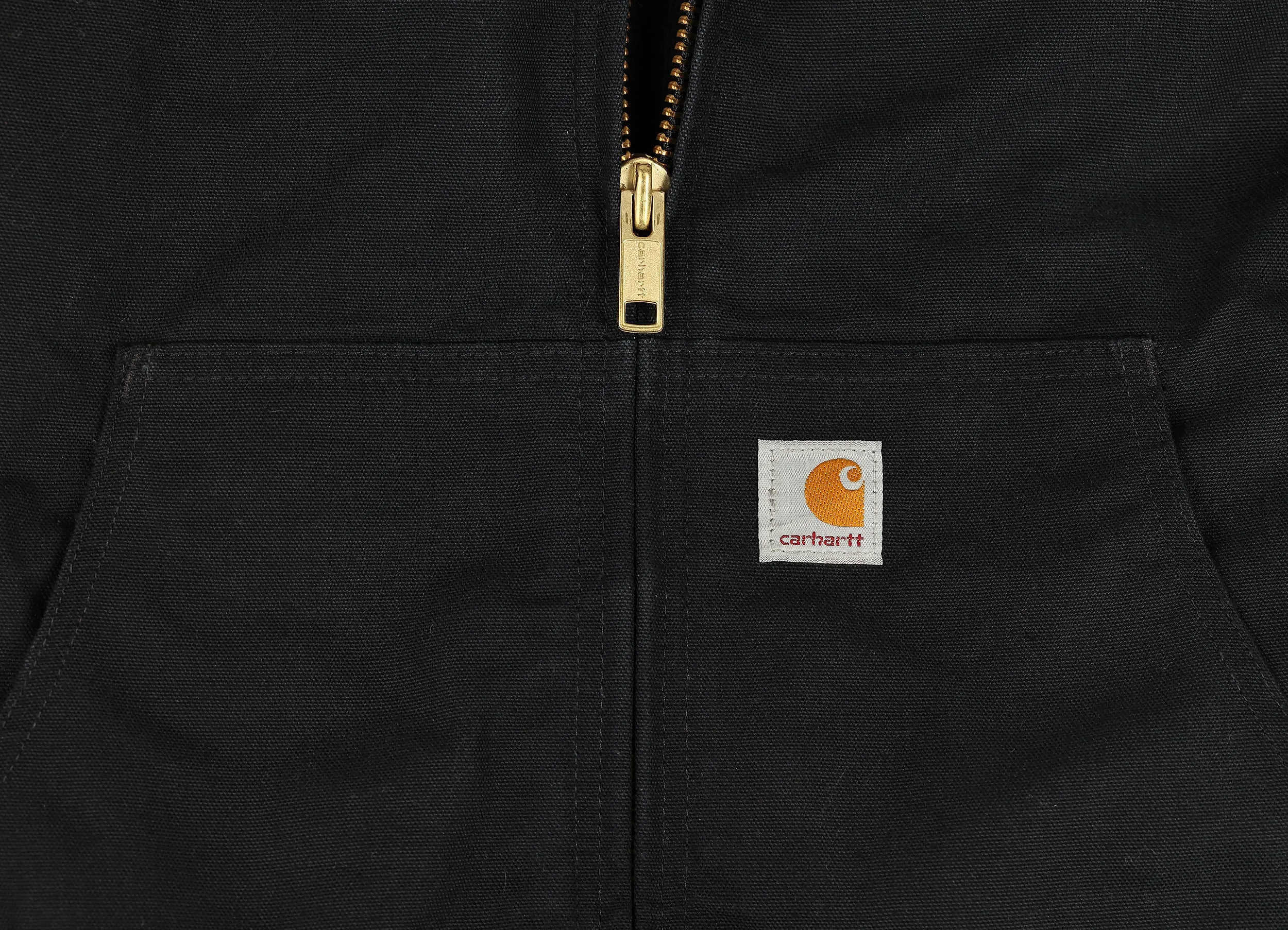 Carhartt Hooded Work Jacket - Black - L