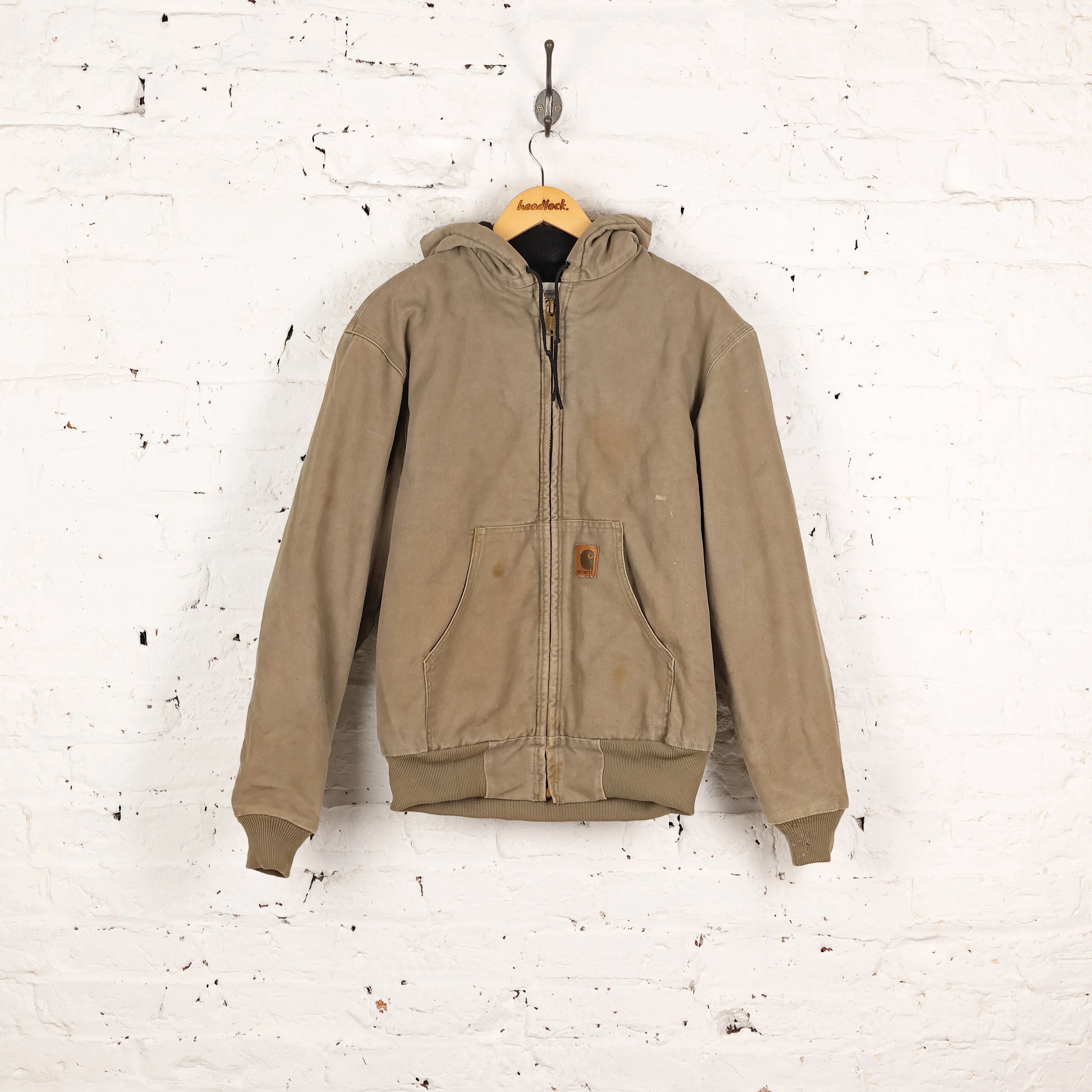 Carhartt Hooded Work Jacket - Green - M