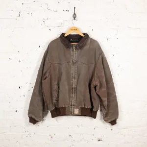 Carhartt Work Bomber Jacket - Brown - XXL