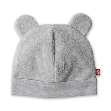 Cozie Fleece Baby Hat - Heather Gray