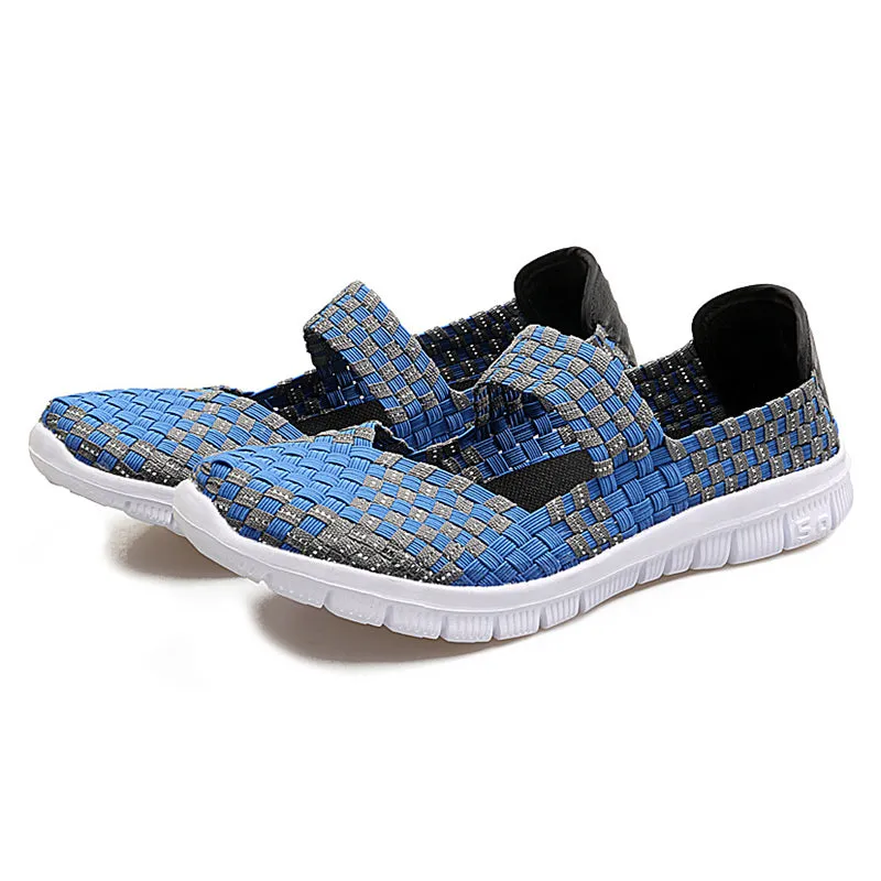 Fashion Closed Toe Breathable Woven Sandals for Women