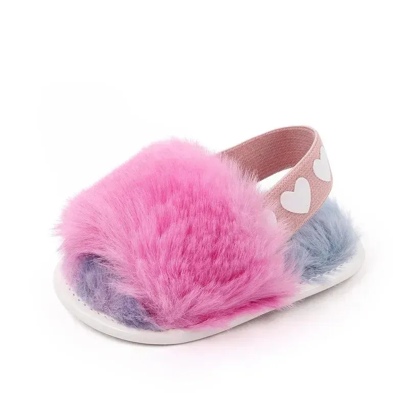 Fur Baby Breathable Soft Sandals