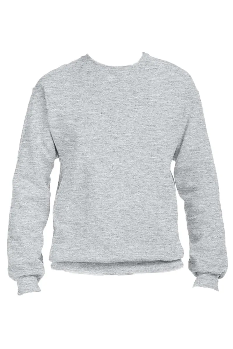 Happy Face Baseball Vibes Unisex NuBlend Crew Sweatshirt