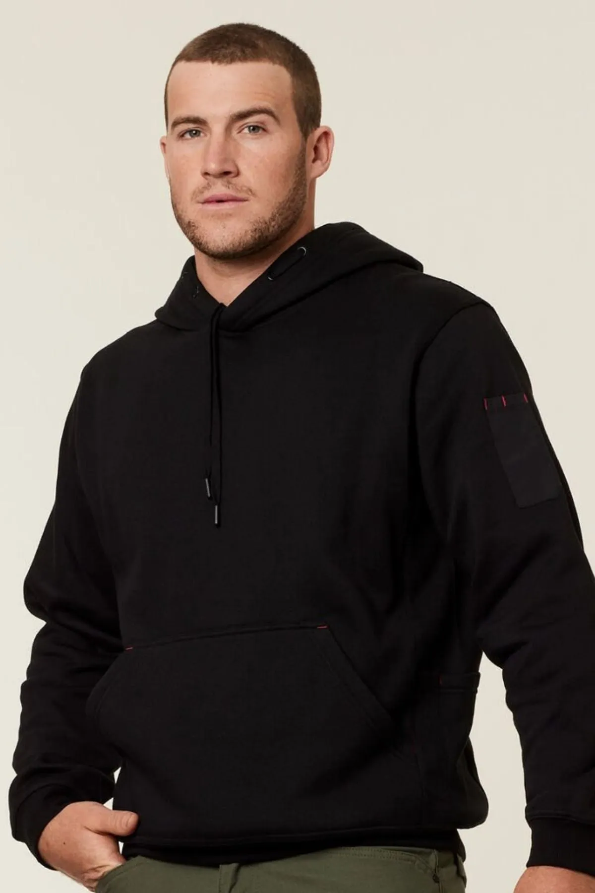 Hard Yakka Plain Fleece Hoodie