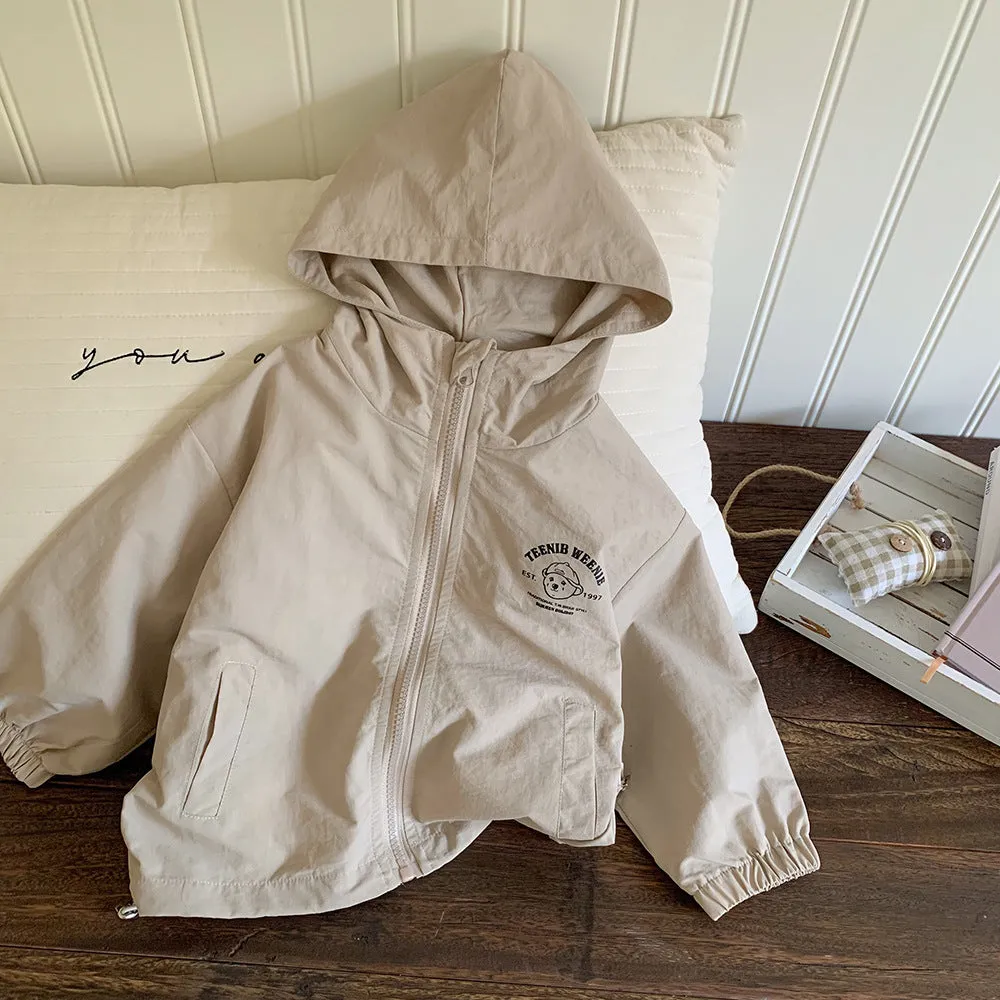 INSTOCK-new children's Korean style hooded jackets