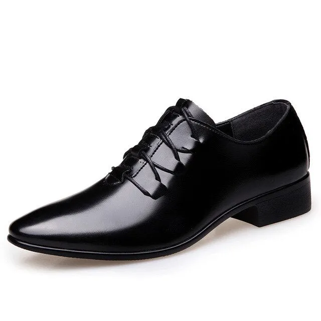 men's shoes  spring and autumn new designer simple fashion trend outdoor pointed lace-up male loafers large size 46