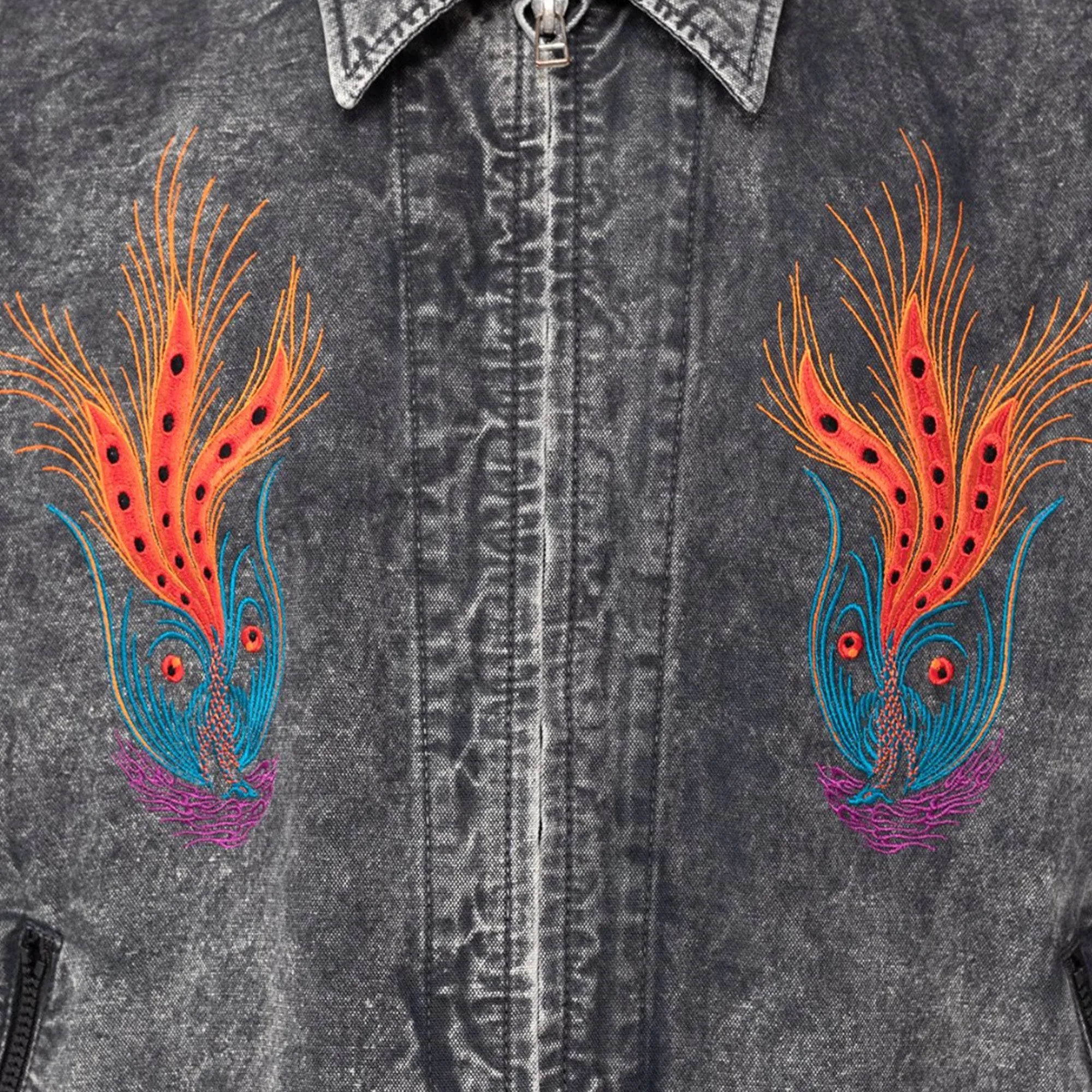 OVER DYED DENIM JACKET