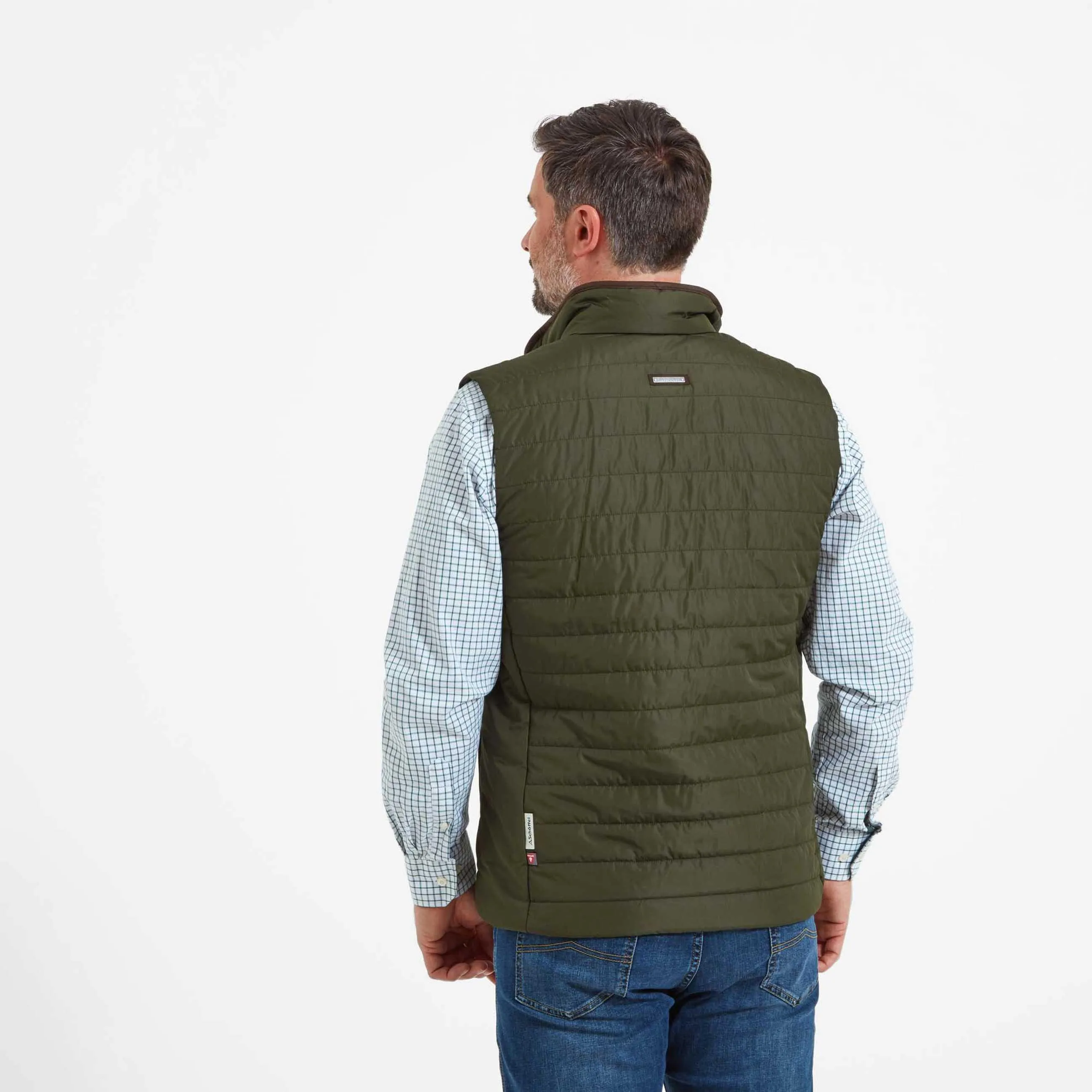 Schoffel  Mens Brora Gilet - Navy or Forest Green