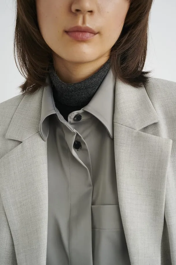The Wadina Blazer by Inwear - Light Grey Melange