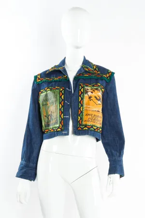 Traveling Birds Denim Jacket