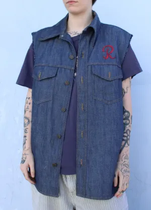 Vintage Denim Vest S0398