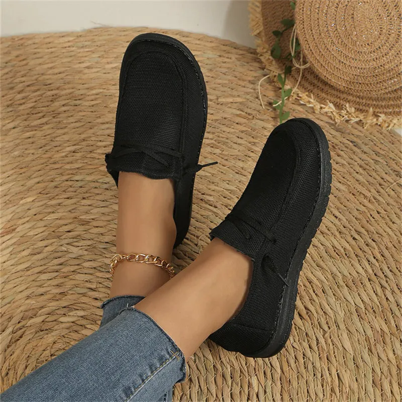 Women's Summer Breathable Flats Cloth Loafers