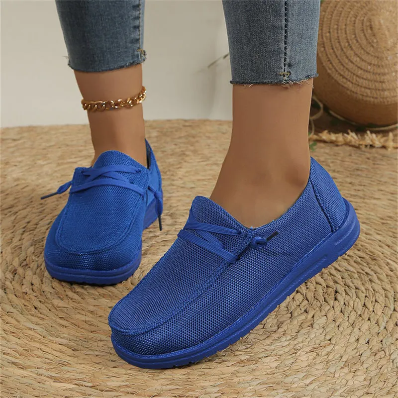 Women's Summer Breathable Flats Cloth Loafers