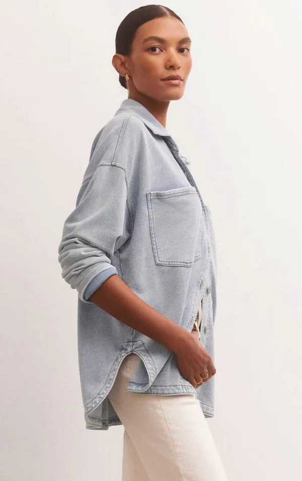 Z Supply All Day Knit Denim Jacket